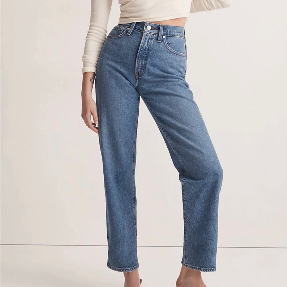 Madewell Women's Straight Leg Jeans - Blue
